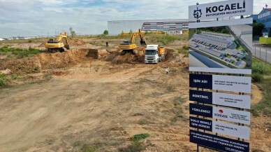 102,5 milyon TL'lik proje'nin hafriyat kazısına başlandı