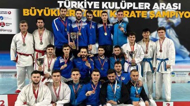 Sakarya Büyükşehir karate takımı kürsüye çıktı