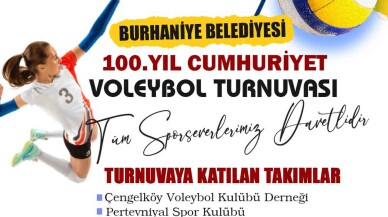 Burhaniye’de Voleybol Heyecanı Başlıyor