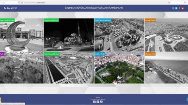 Balıkesir'de şehir kameraları uygulaması 8 nokta'da başladı