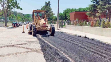 Çanakkale Güzelyalı'da Üstyapı Çalışması