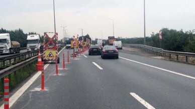 Kocaeli stadyum yolu için TEM’de çalışmalar başladı