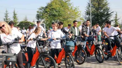 Pedallar cumhuriyetin 100. yılı için çevrildi