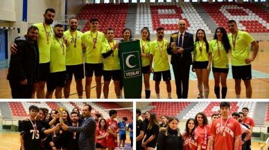 BAÜN Öğrenci Toplulukları Voleybol Turnuvasında Ödüller Sahiplerini Buldu