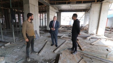 Erenler’in İlk Kütüphanesi Yükseliyor