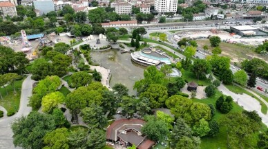 Atatürk Parkı göz kamaştırmaya devam ediyor