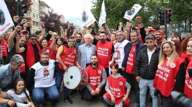 Bursa’da 1 Mayıs coşkusu