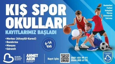 Kış Spor Okulları minik yetenekleri bekliyor