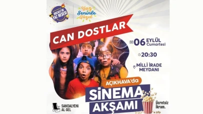 Kocaeli’de açık hava sinema keyfi sürüyor: “Can Dostlar” izleyiciyle buluşacak