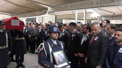 Şehit Jandarma Astsubay Tacettin Gün, Bursa’da son yolculuğuna uğurlandı