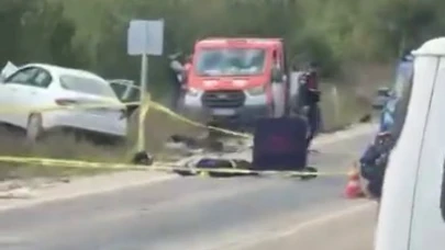 Bursa'da otomobil ile motosiklet kafa kafaya çarpıştı: 1 ölü, 1 yaralı