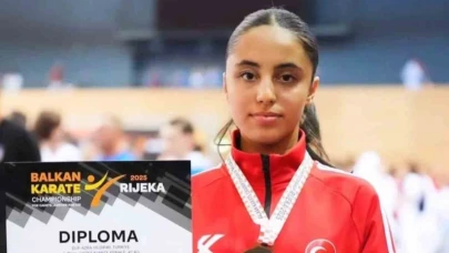 Bilecikli Sporcu Elif Azra Yıldırım Balkan üçüncüsü oldu