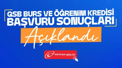 Burs ve öğrenim kredisi başvuru sonuçları açıklandı