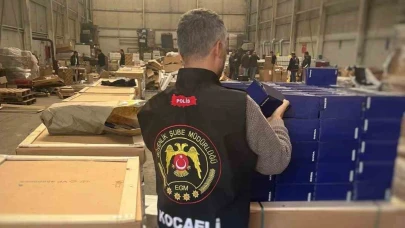 Kocaeli’de 15 milyon liralık sahte yedek parça ele geçirildi