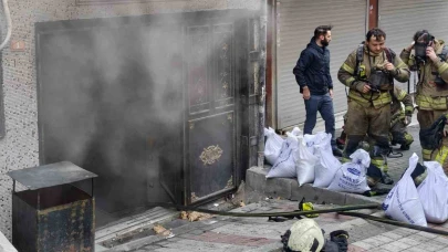 Bağcılar’da tekstil atölyesinde korkutan yangın