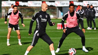 Beşiktaş’ta Trabzonspor maçı hazırlıkları devam etti
