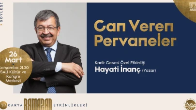 Yazar Hayati İnanç 26 Mart'ta Sakarya’da