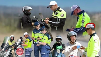 Kask Takmayan 475 Bin Sürücüye Ceza