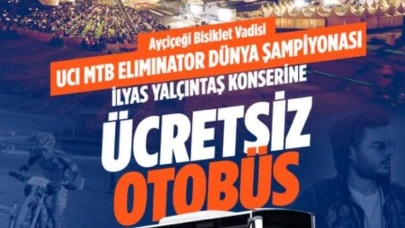 Sakarya'da Bisiklet Şampiyonası ve Konser İçin Ücretsiz Ulaşım