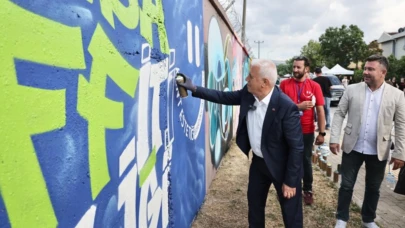 Gençler, Graffiti Şenliği ile kente renk kattı