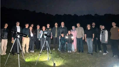 SUBÜ Öğrencileri Nadir Meteor Yağmurunu Gözlemledi