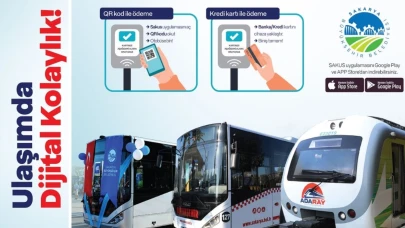 Sakarya’da toplu taşımada QR kod ve temassız ödeme dönemi
