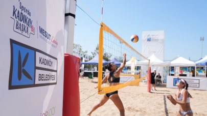 Kalamış Spor Merkezi, plaj voleybolunun yıldızlarını ağırlıyor