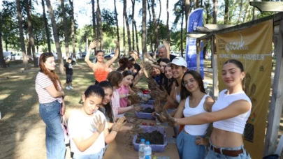 Çocuklar sanatla doğayı keşfetti