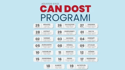 Can Dost Mobil Aracı Bigadiç’ten yola çıktı 20 ilçede hizmet verecek