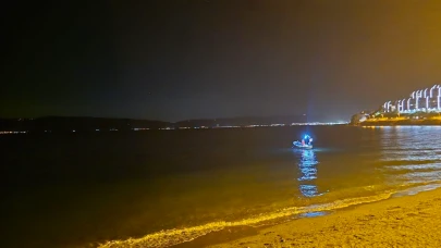 Mudanya'da denizde çığlık seslerini duyan sahile koştu