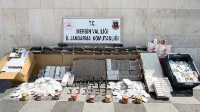 Mersin’de kaçak makaron operasyonu: 2 gözaltı