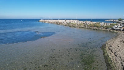 Yalova’da deniz suyu 5 metre çekildi