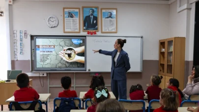 Minikler su tasarrufunda örnek oluyor