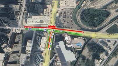 Akademi Caddesi ve Akpınar Caddesi kesişimi 5 gün süre ile araç trafiğine kapatılacak