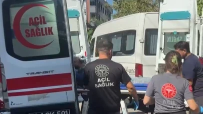 Kocaeli Gebze’de 5 katlı apartmanda yangın paniği