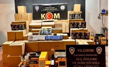 Bursa’da kaçak tütün operasyonu: 460 kilo tütün yakalandı