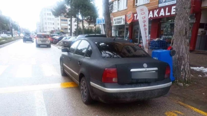 Bolu’da yaya geçidi ve kaldırım işgaline ceza