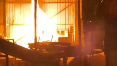 Bursa’da bir palet fabrikasında daha yangın