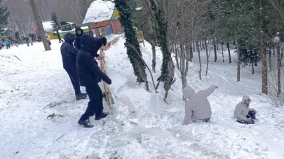 Yarıyıl tatilinde çocuklar Kartepe keyfi yaşadı