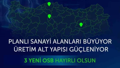 Bakan Kacır: 3 yeni Organize Sanayi Bölgemiz şehirlerimize, milletimize hayırlı olsun