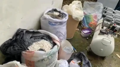 Edirne’de evini uyuşturucu imalathanesine çevirmiş: Operasyonda 117 kilo uyuşturucu ele geçirildi