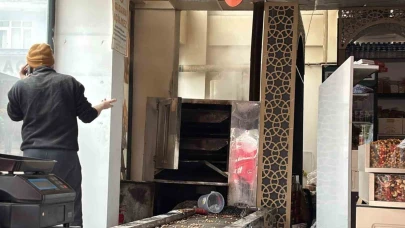 Bilecik’te bir kuruyemişçi dükkanında yangın çıktı