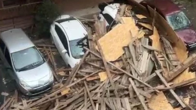 Kocaeli’de sadece bir mahallede 186 evin çatısı uçtu, hasar tespit çalışmaları devam ediyor