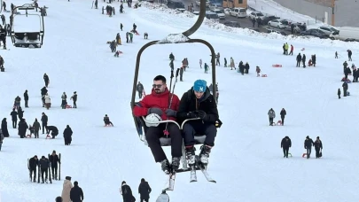 Akdağ Kayak Merkezi’nde sömestir bereketi