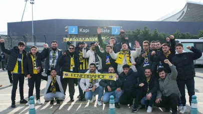 Fenerbahçeli taraftarlar Süper Kupa finali için stada geldi