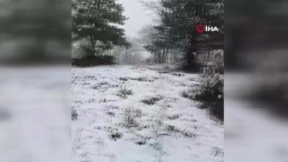 Çanakkale’de yüksek kesimler beyaza büründü