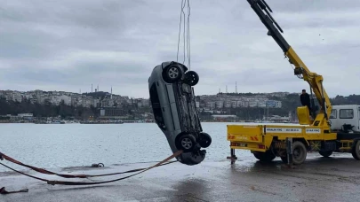 Şile Limanı’nda otomobil denize uçtu: Sürücü yaralı kurtarıldı