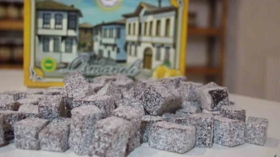 Bu tesiste günde 10 bin adet ayva ve nar lokumu üretiliyor