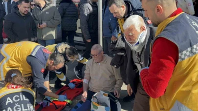 Çanakkale’de özel halk otobüsü yayaya çarptı: 8 yaralı