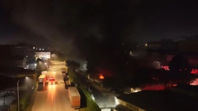 Bursa’da tekstil fabrikasında yangın